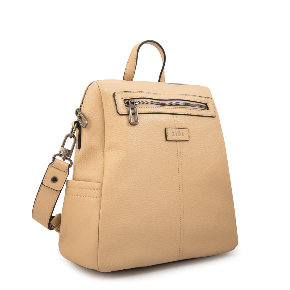 Mochila jessy mediana beige