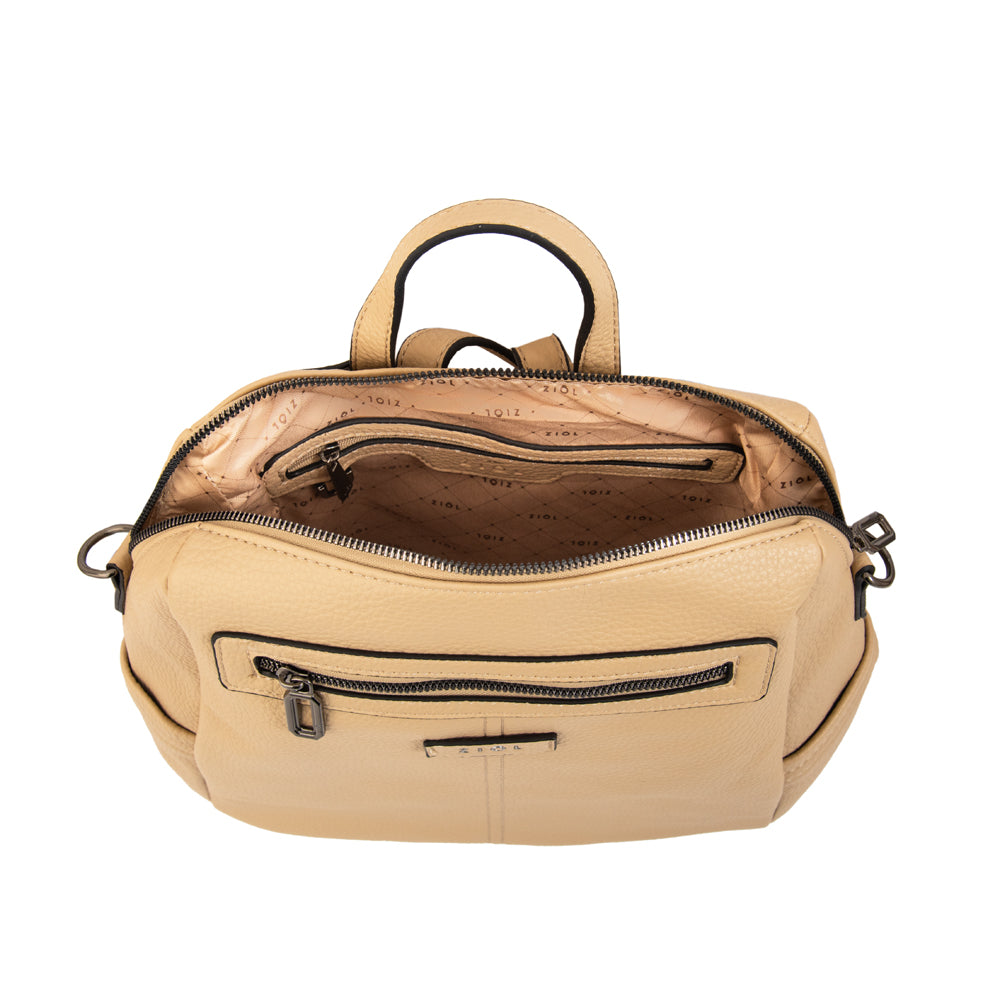 Mochila jessy mediana beige