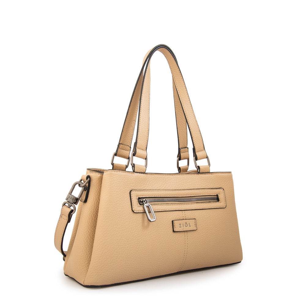 Cartera baguette jessy beige