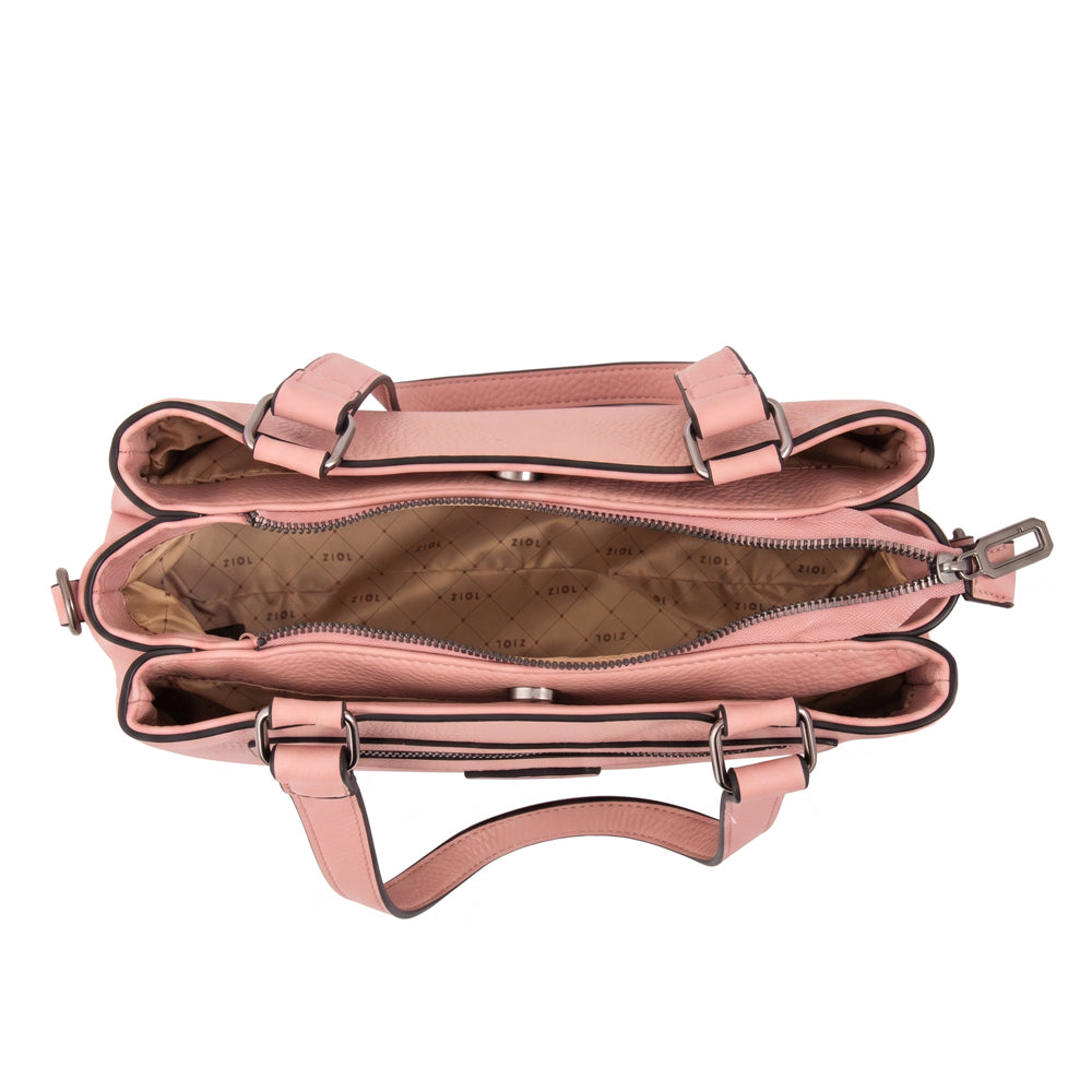 Cartera baguette jessy rosado