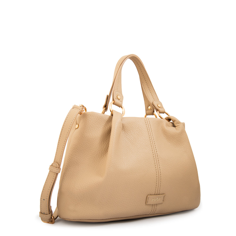 Cartera tote juli beige