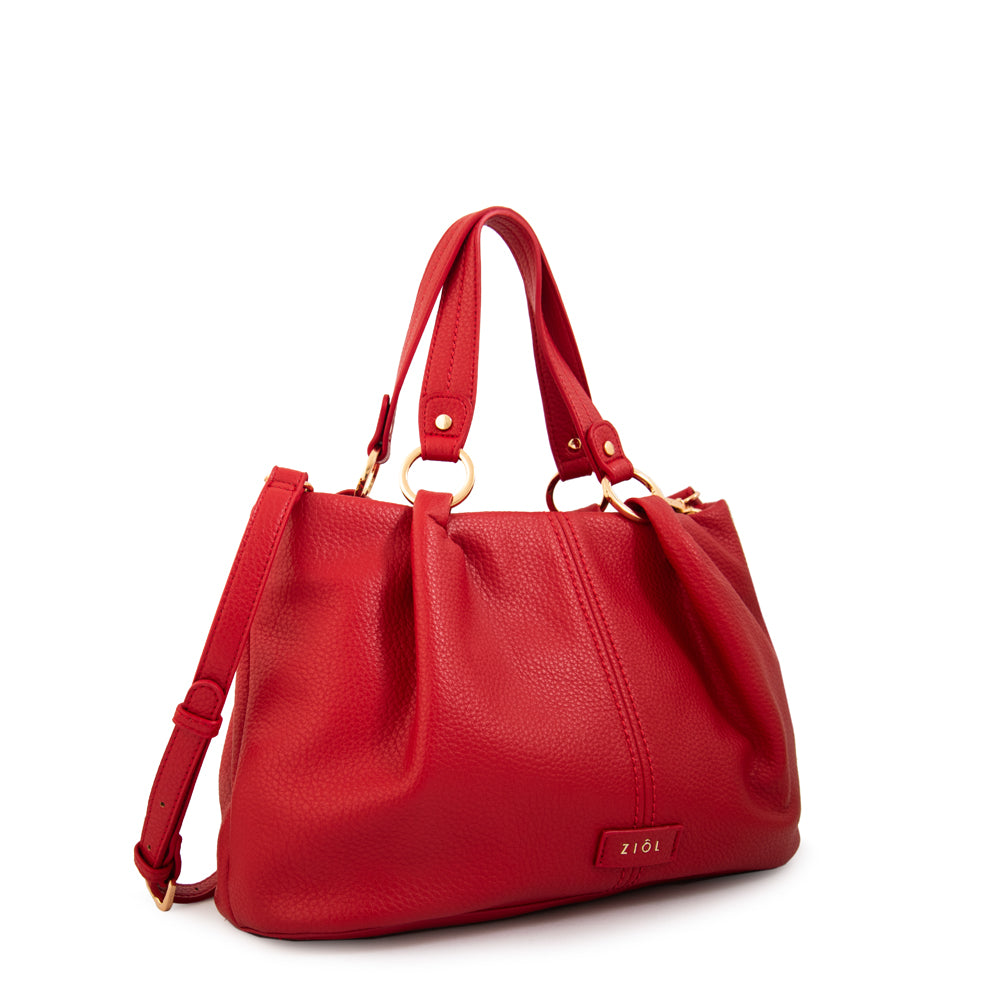 Cartera tote juli rojo