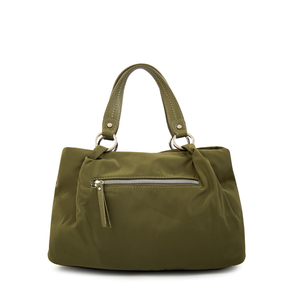 Cartera tote juli verde oliva