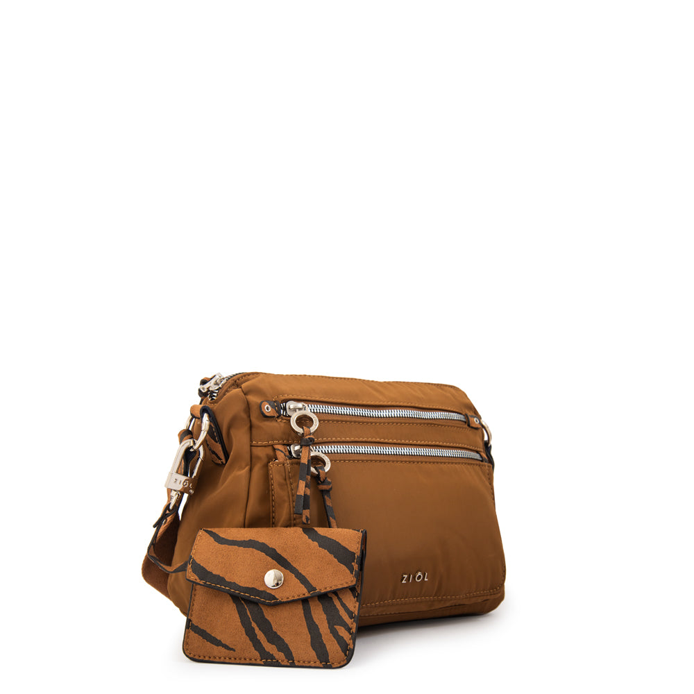Cartera bandolera lulu camel