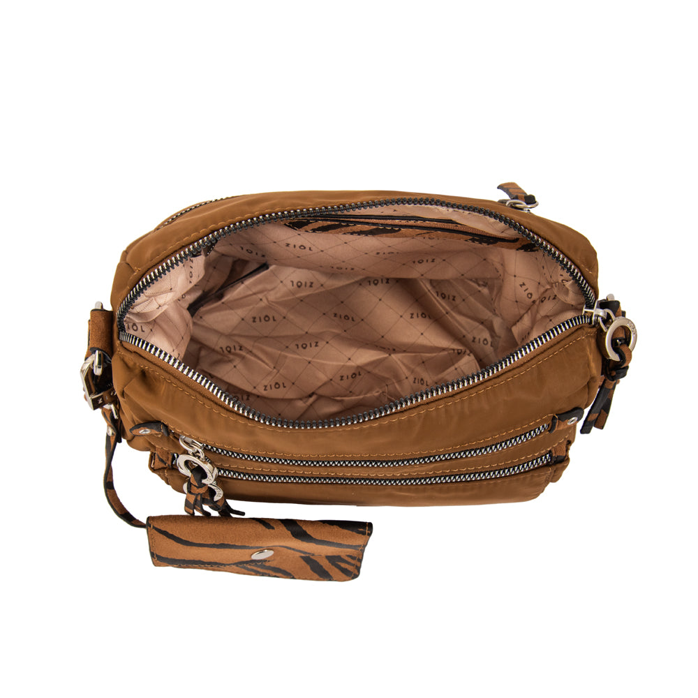 Cartera bandolera lulu camel