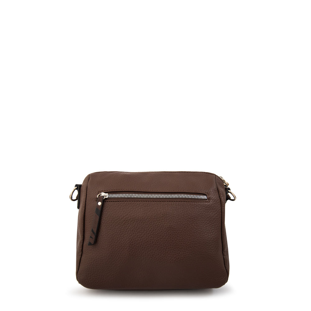 Cartera bandolera lulu café oscuro