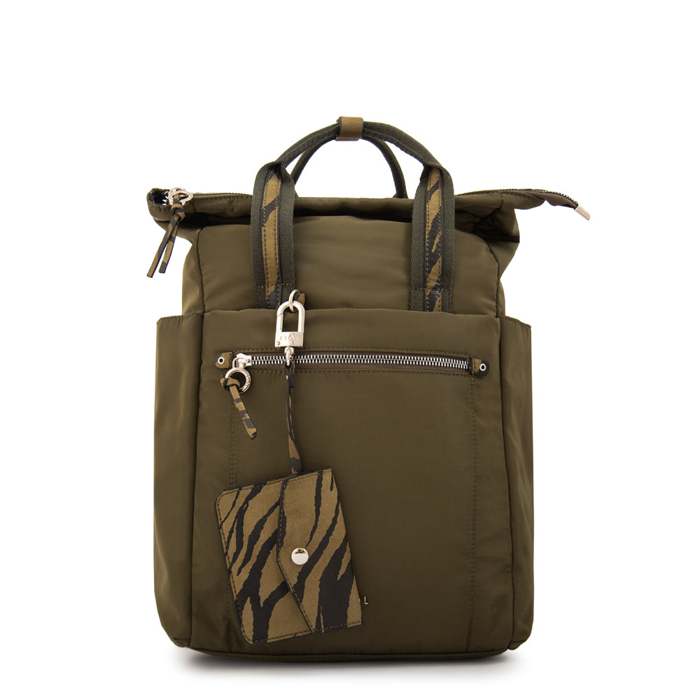Mochila porta notebook lulu verde oliva