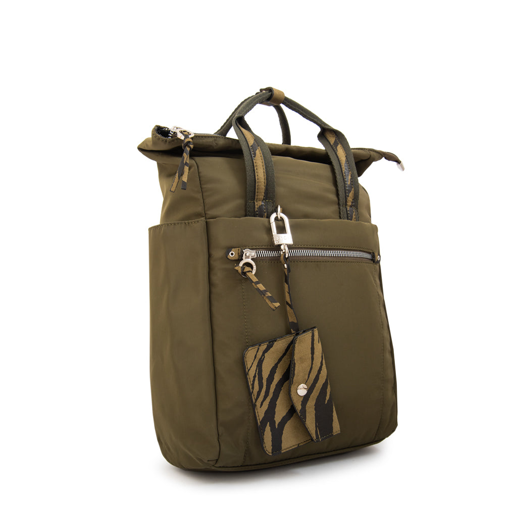 Mochila porta notebook lulu verde oliva