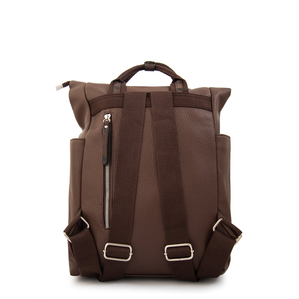 Mochila porta notebook lulu café oscuro