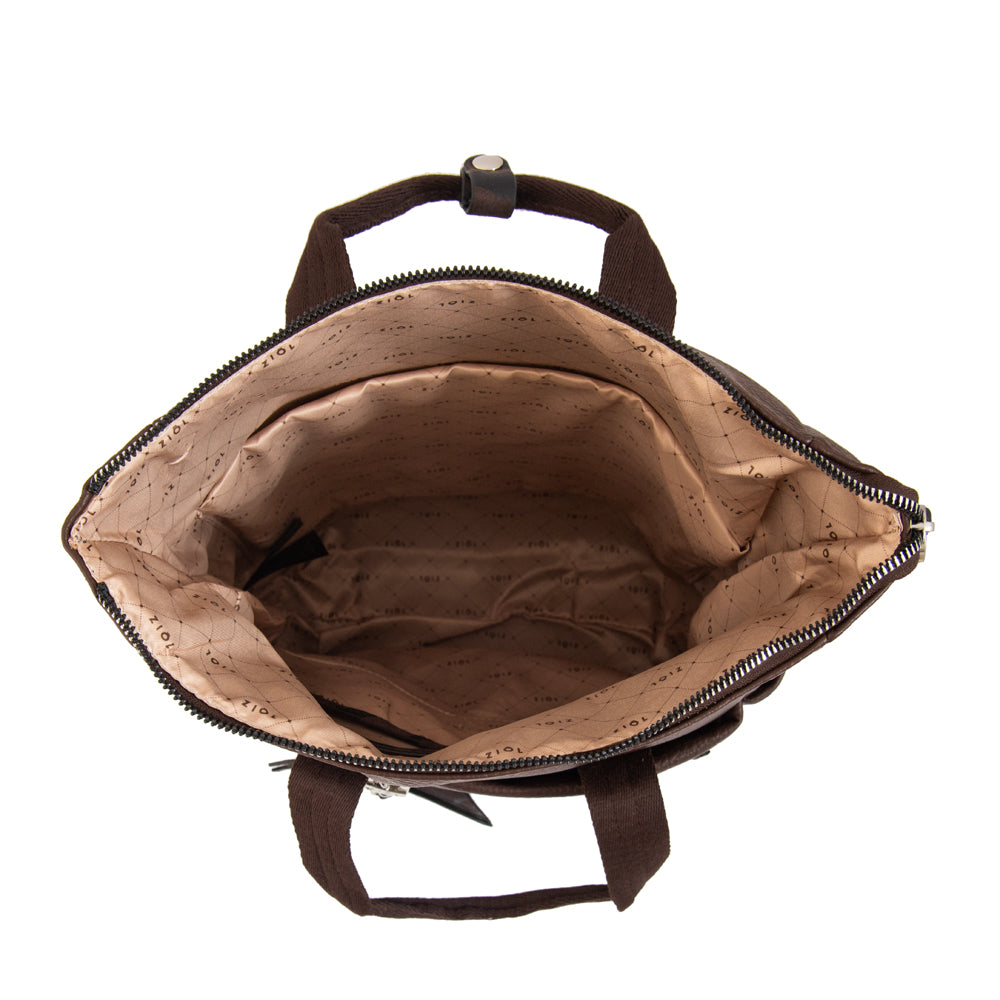 Mochila porta notebook lulu café oscuro