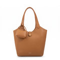 Cartera tote carra camel