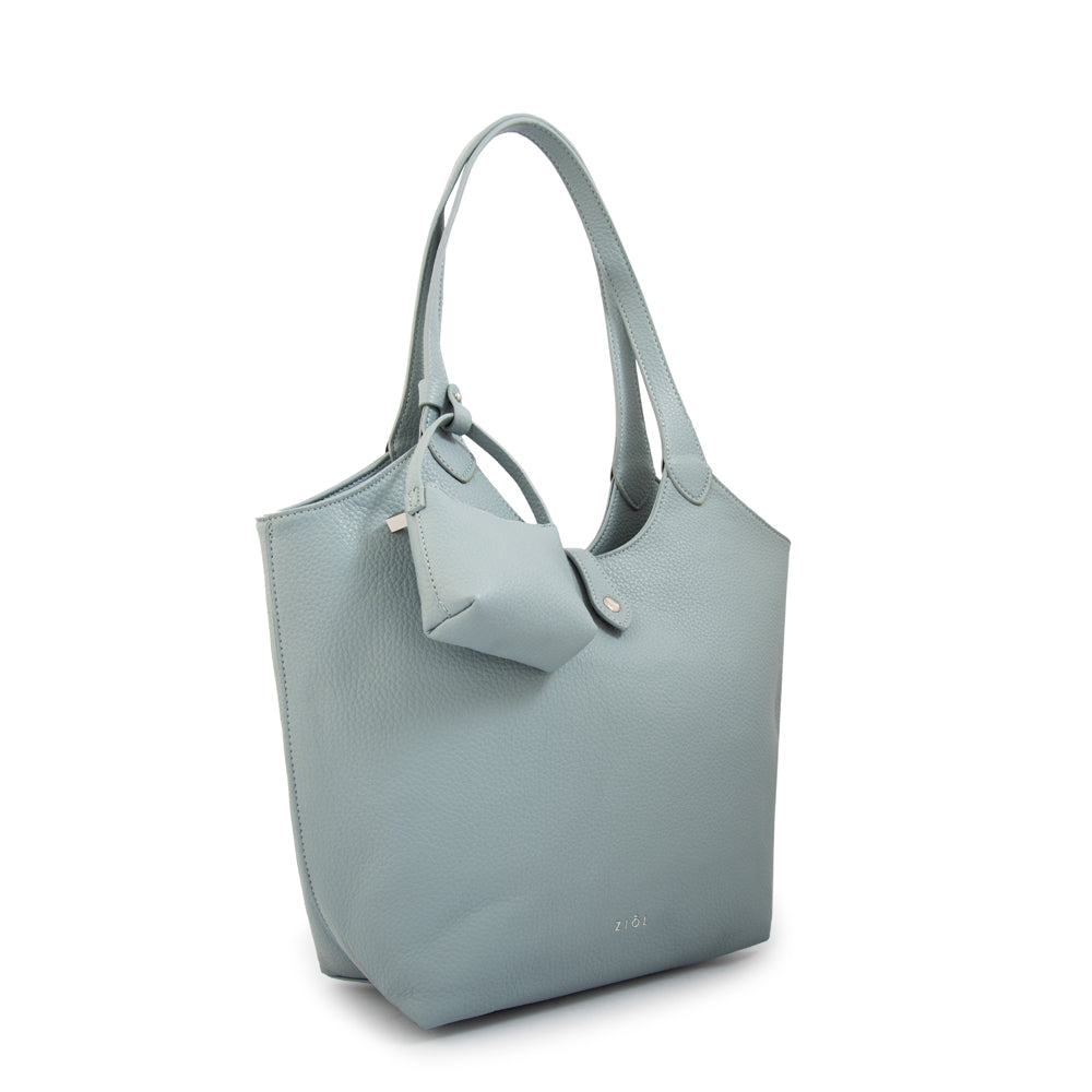 Cartera tote carra denim