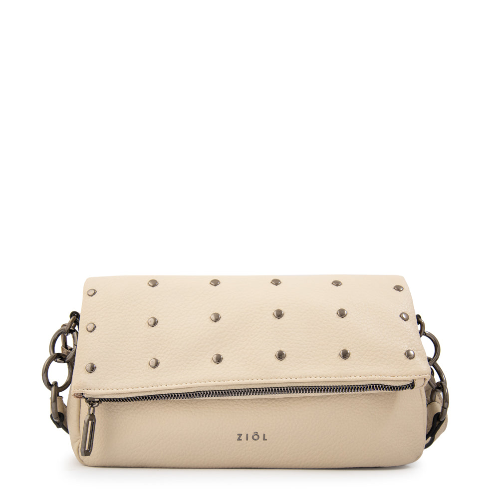 Cartera bandolera siberia blanco crudo