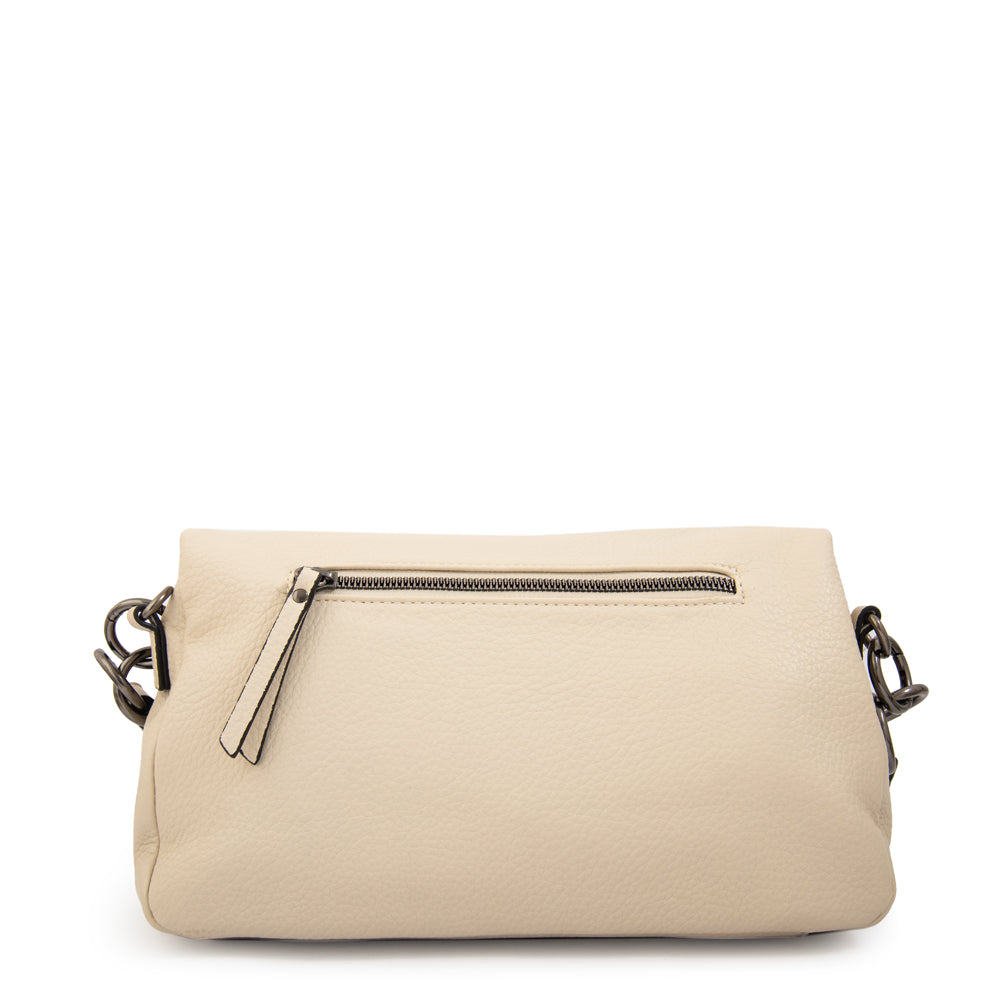 Cartera bandolera siberia blanco crudo