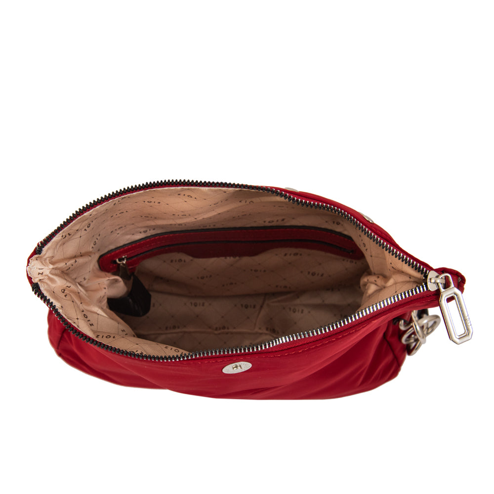 Cartera bandolera siberia rojo oscuro