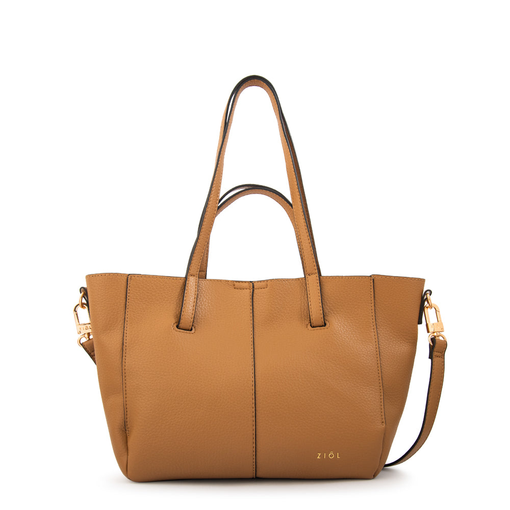 Cartera tote bote loriu camel