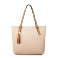 Cartera tote fabiola blanco crudo