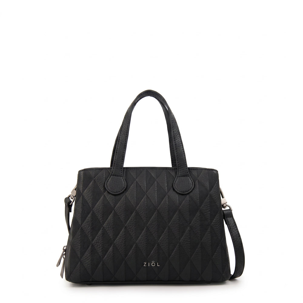 Cartera tote francini pequeña negro