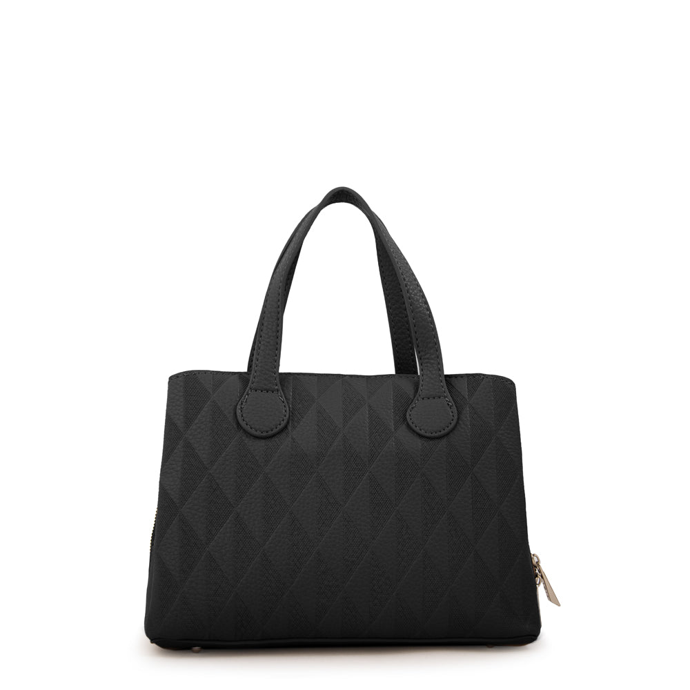 Cartera tote francini pequeña negro