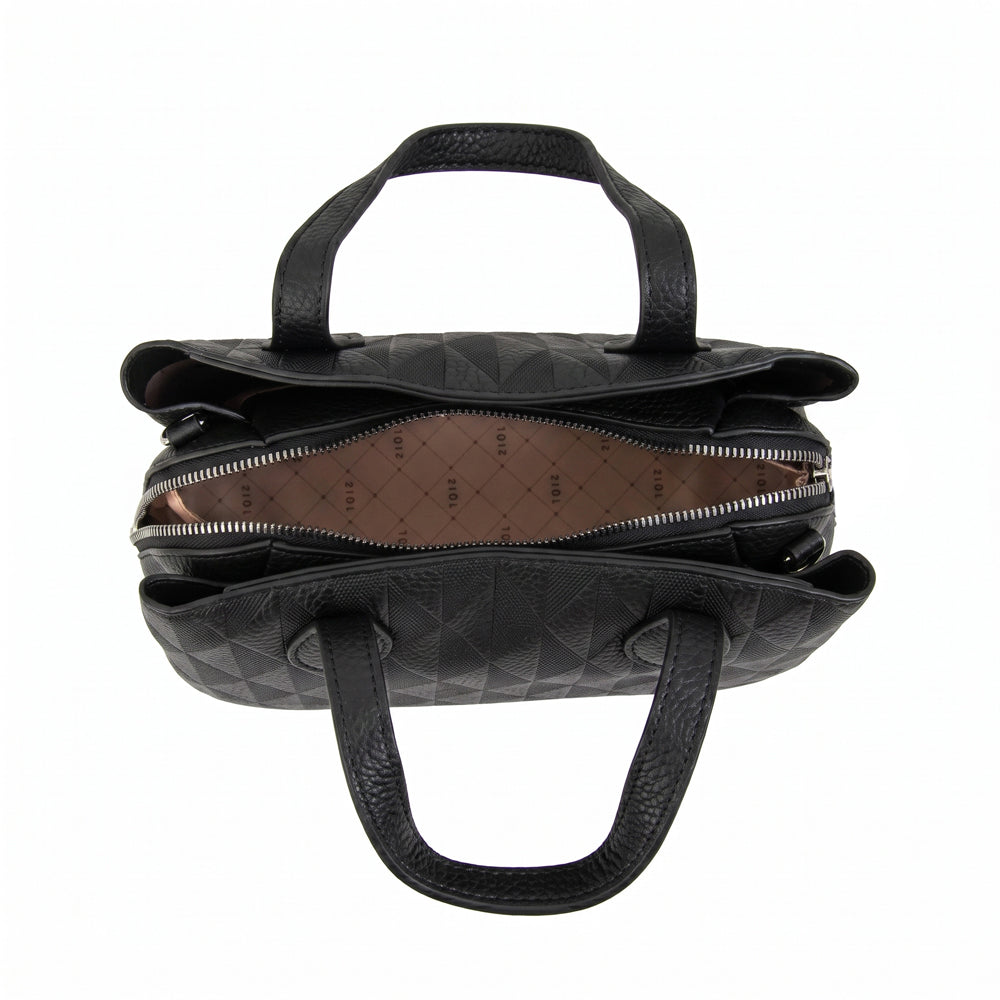 Cartera tote francini pequeña negro