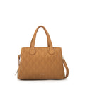 Cartera tote francini pequeña camel