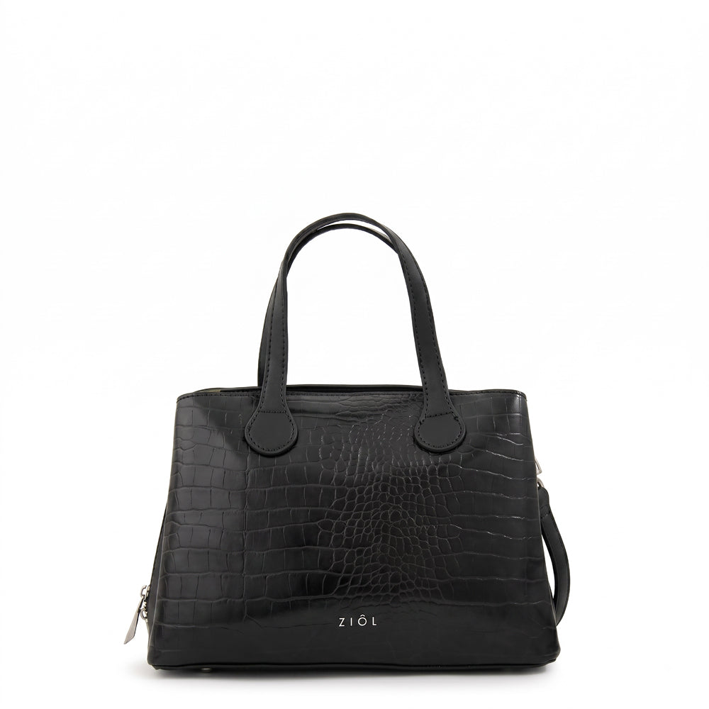 Cartera tote francini pequeña negro
