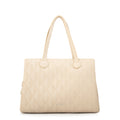 Cartera tote francini mediana blanco crudo