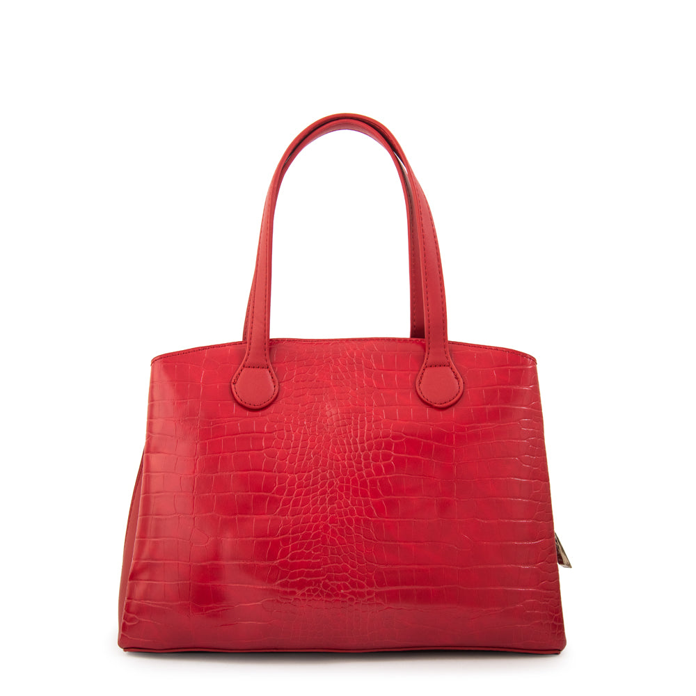 Cartera tote francini mediana rojo