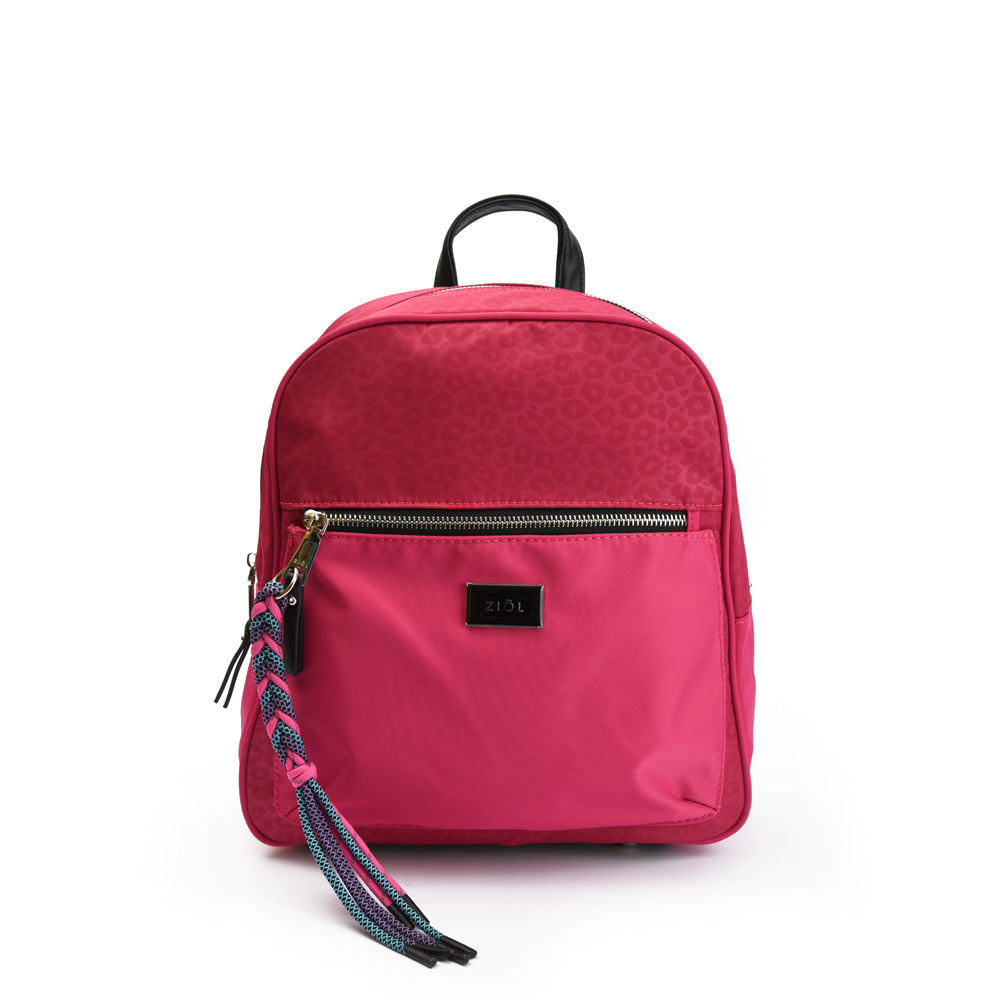 Mochila mediana browalia fucsia