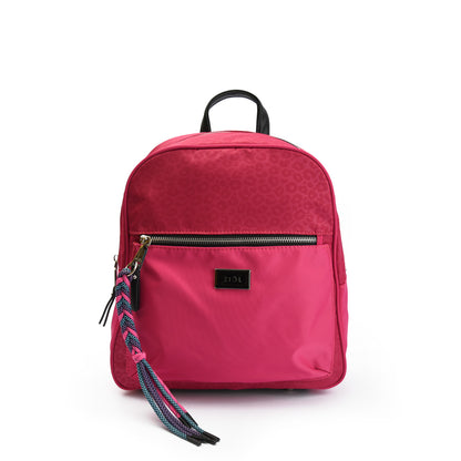 Mochila mediana browalia fucsia