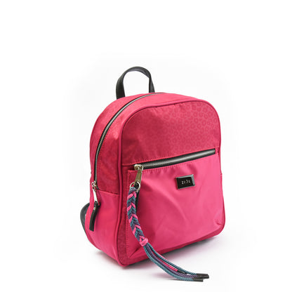 Mochila mediana browalia fucsia