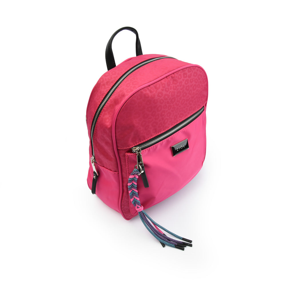 Mochila mediana browalia fucsia