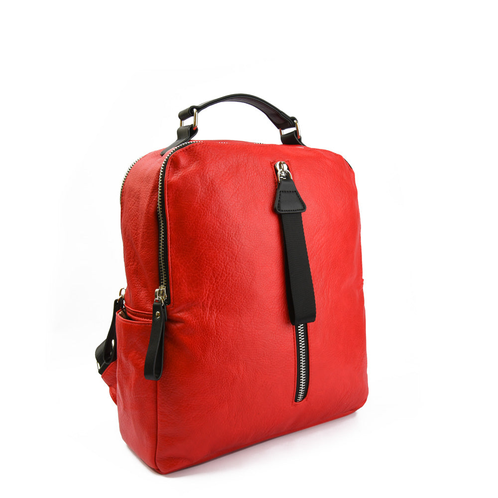 Mochila mediana ginie rojo