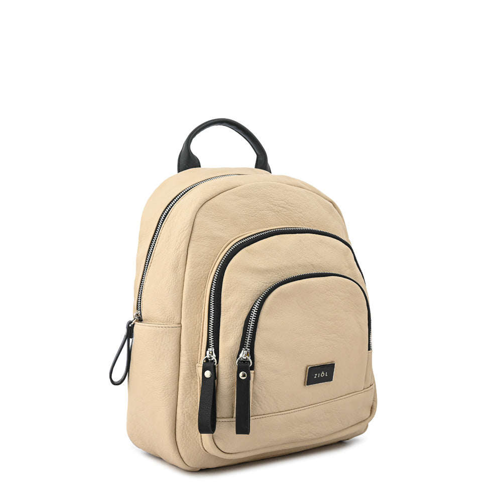 Mochila kada grande blanco crudo