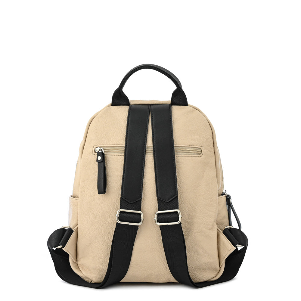 Mochila kada grande blanco crudo