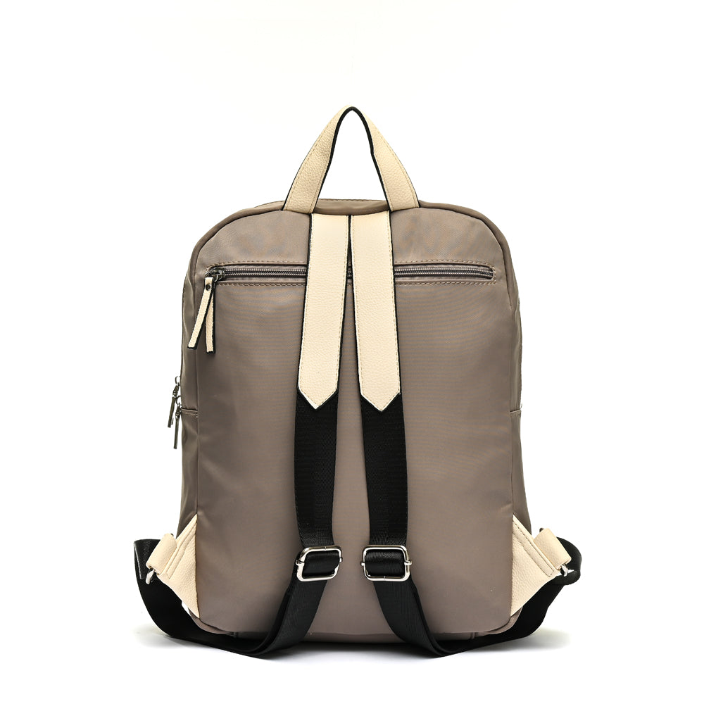 Mochila evania mediana taupe
