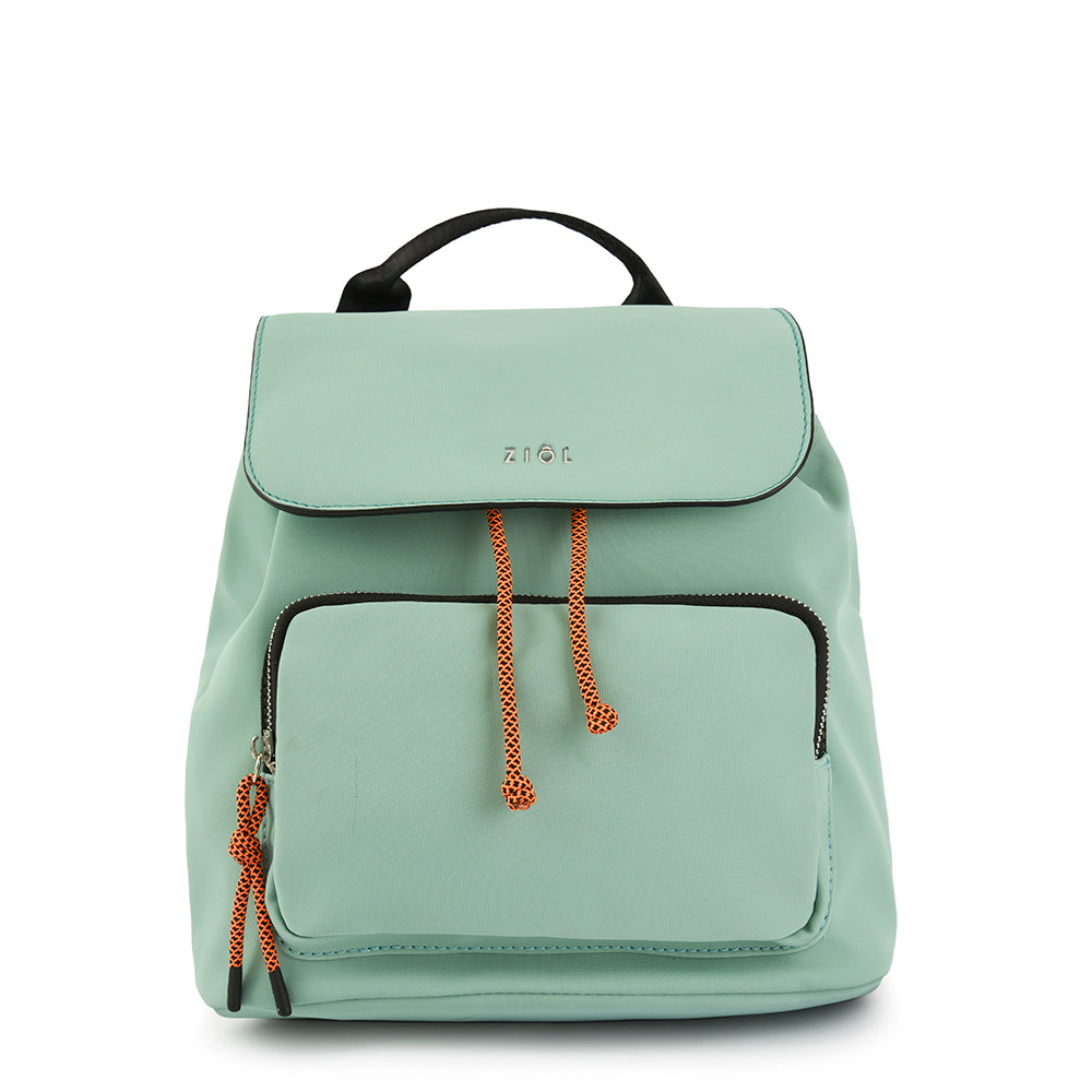 Mochila con tapa lina mediana
