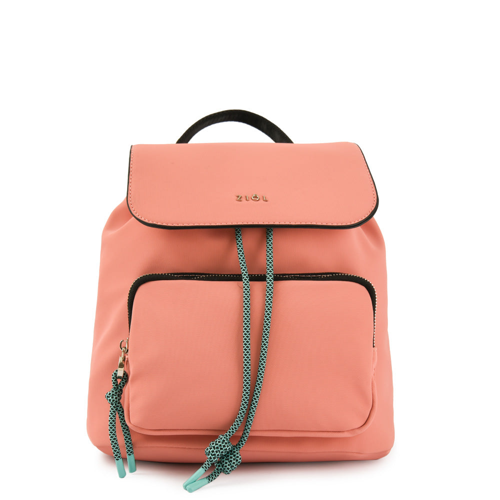Mochila con tapa lina mediana