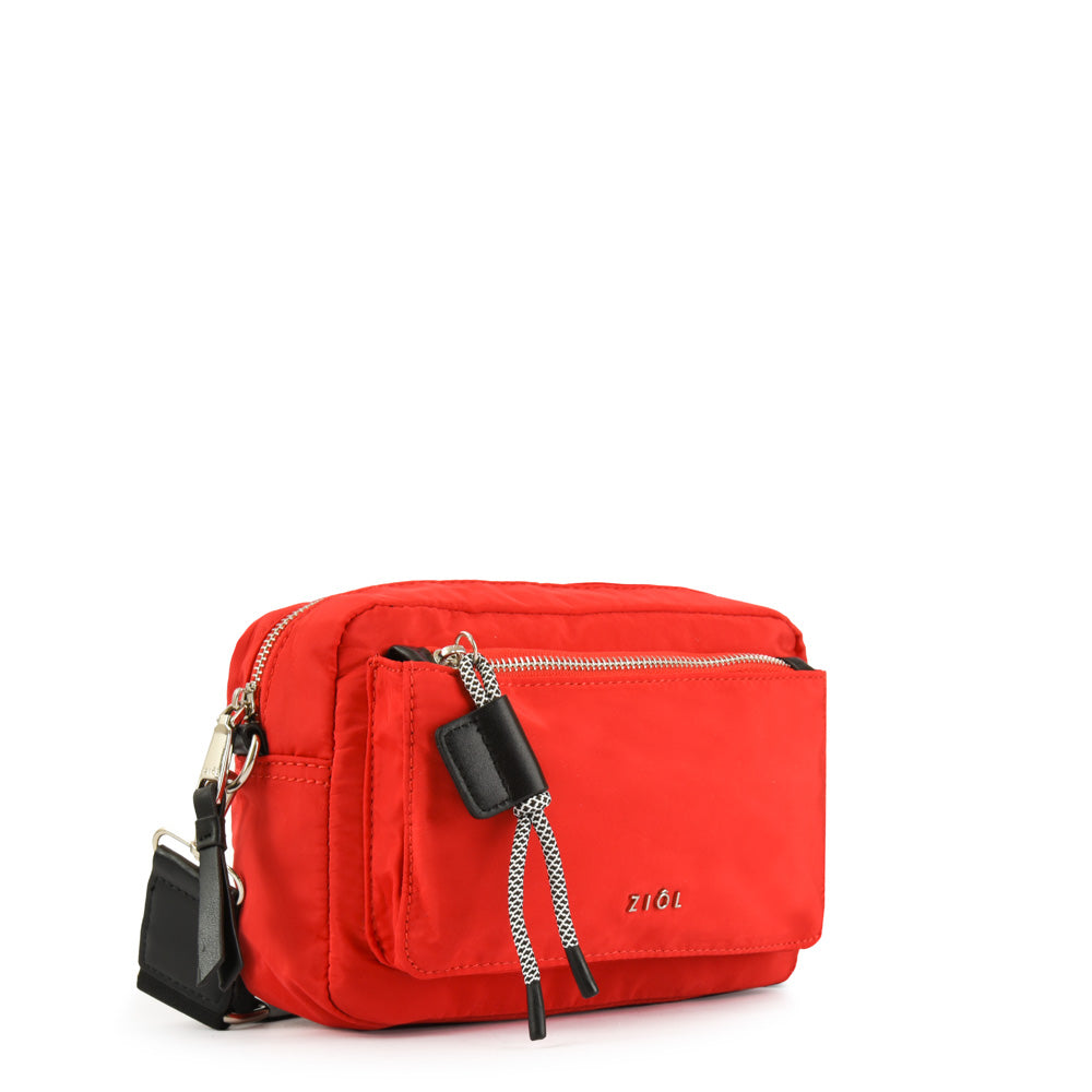 Cartera bandolera vivienne pequeña rojo