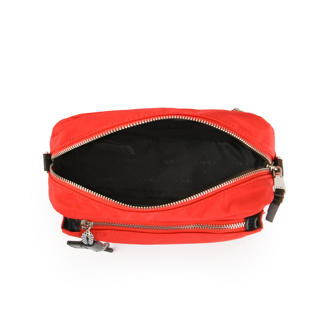 Cartera bandolera vivienne pequeña rojo