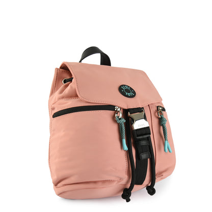 Mochila Elvas Con Tapa Mediana Rosa Viejo Ziol