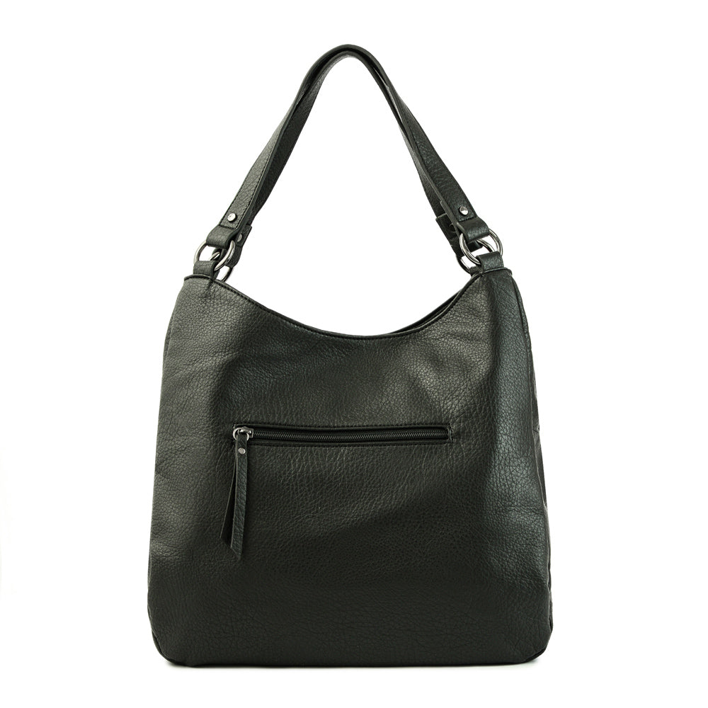 Cartera tote tres divisiones catherine negro