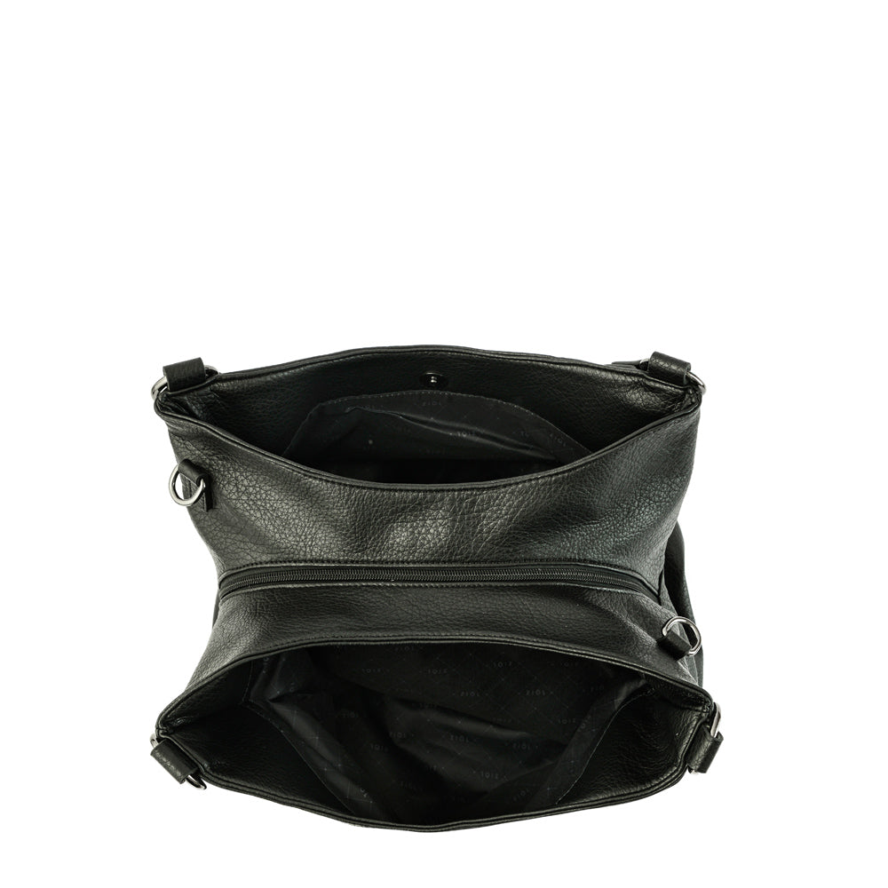 Cartera tote tres divisiones catherine negro