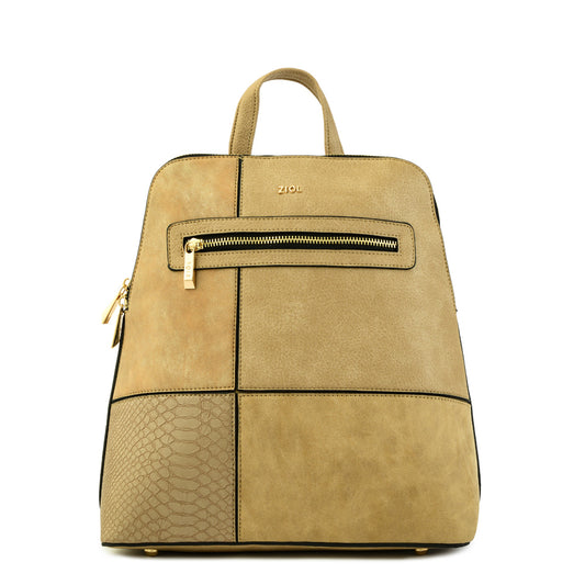 Mochila Croix Mediana Beige Ziol