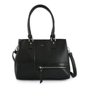 Cartera tote tres divisiones lupe negro
