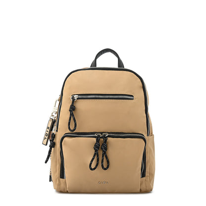 Perlina Mochila Beige Mediana