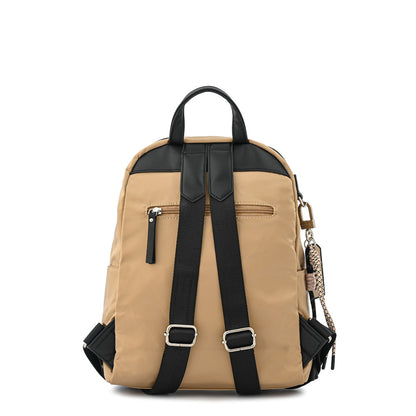 Perlina Mochila Beige Mediana