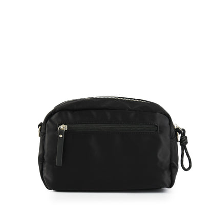 Cartera bandolera pequeña perlina negro