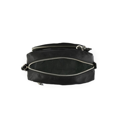 Cartera bandolera pequeña perlina negro