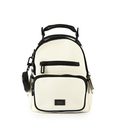 Mochila mediana maddie blanco